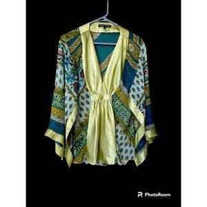 Simply Irresistible Boho Scarf top. Size Medium.